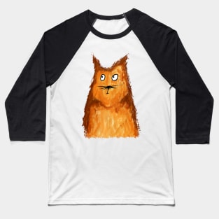 Ginger the cat Baseball T-Shirt